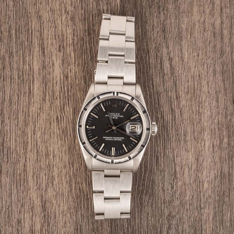 Pre-Owned Rolex Date 1501 Steel Oyster