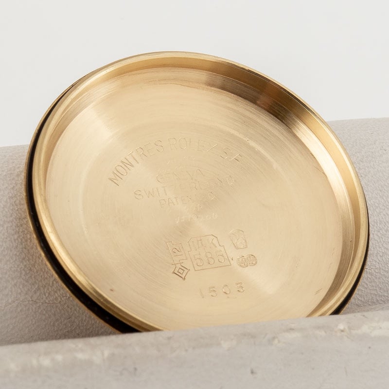 Pre-owned Rolex Date Ref 1503 Yellow Gold
