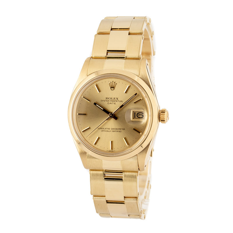 Rolex Date 1503 Gold Oyster