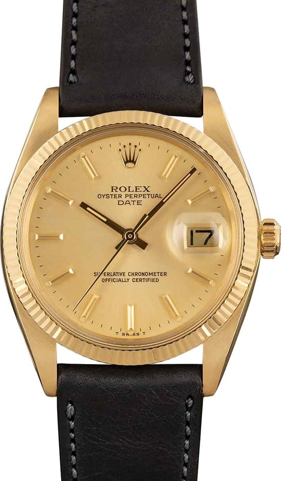 Image of Rolex 14K Yellow Gold Date 1503