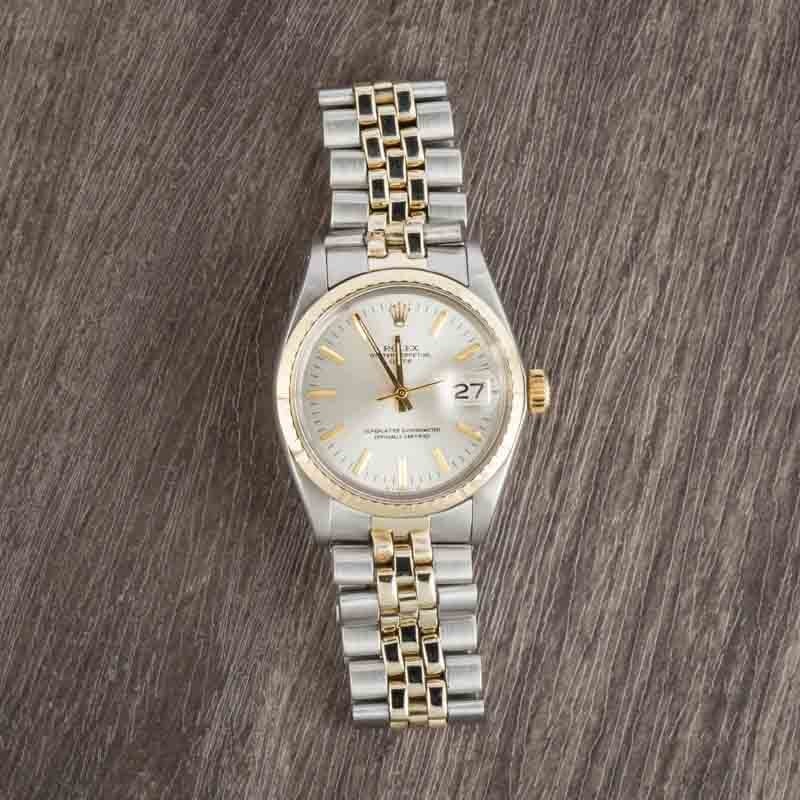 Rolex Date Ref 1512 Silver Dial