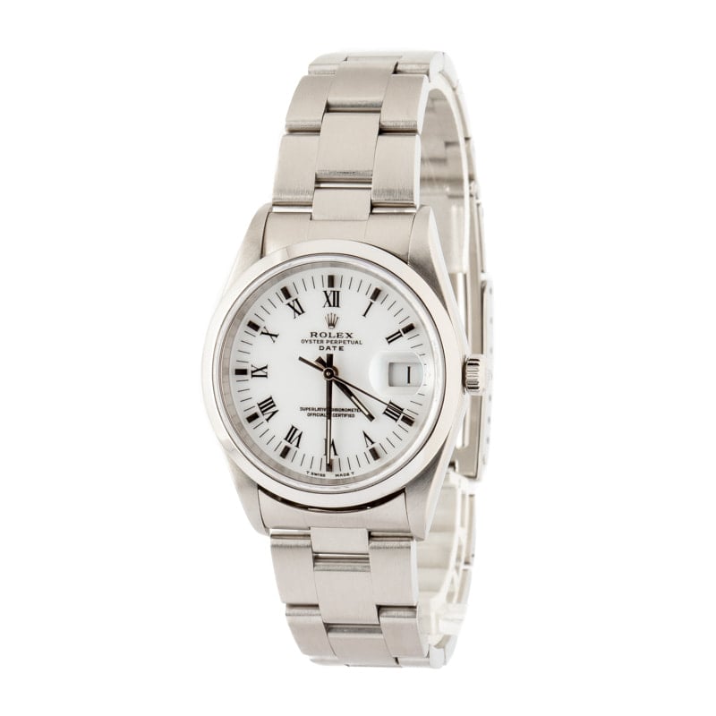 Rolex Date 15200 Roman Dial