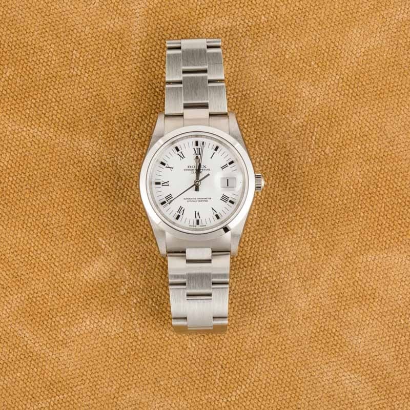 Pre-owned Rolex Date Ref 15200 Stainless Steel
