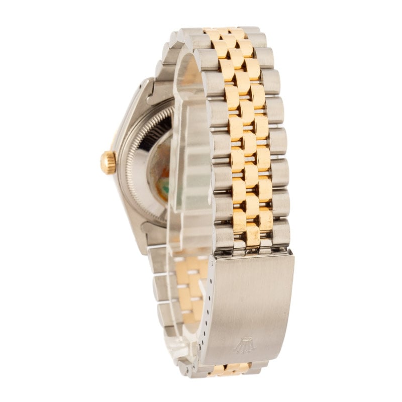 Rolex Date Ref 15223 White Roman Dial