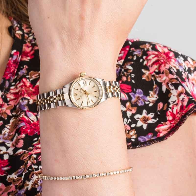 Ladies Rolex Date 6517 Two-Tone
