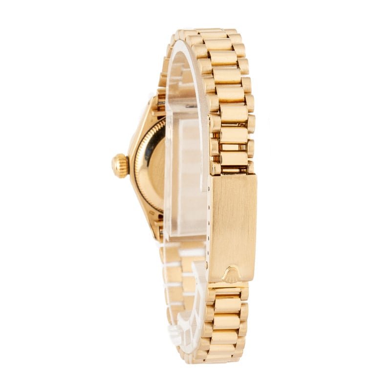 Ladies Rolex Date 6517 Yellow Gold