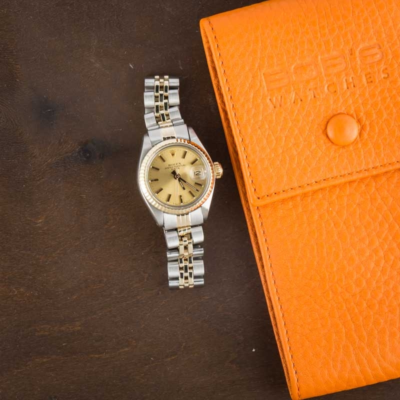 Used Lady Rolex Datejust 6917 Champagne Dial