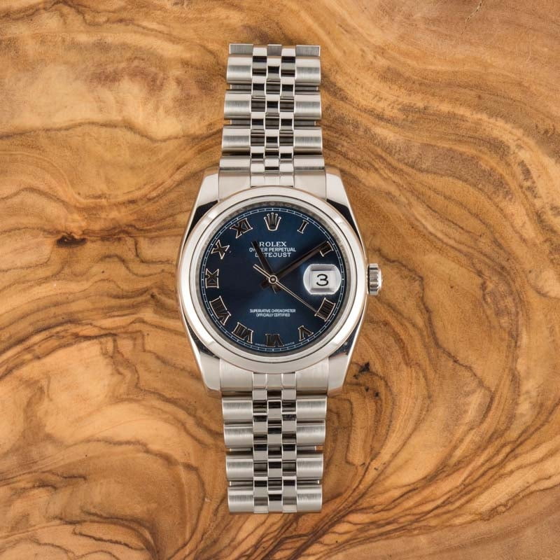 Rolex Datejust 116200 Blue Dial Steel Oyster