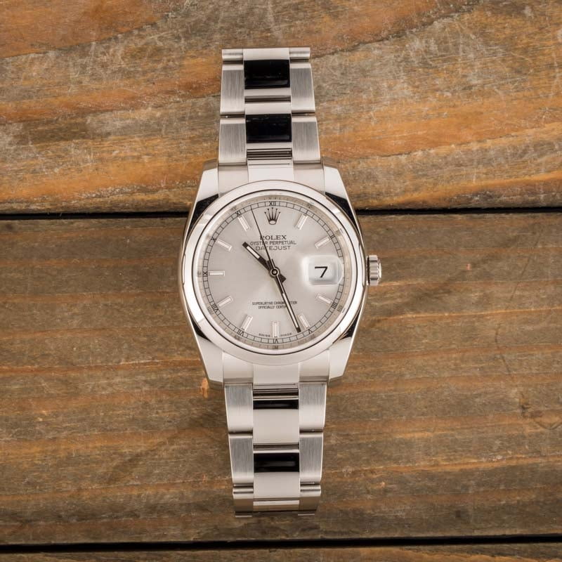 Rolex Datejust 116200 Silver Dial Stainless Steel