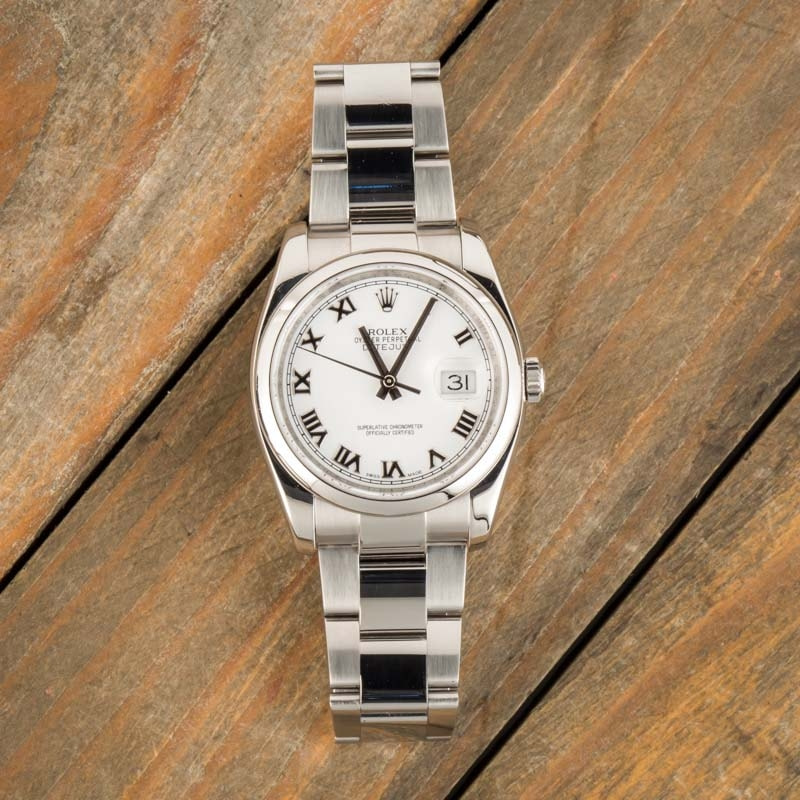 Rolex Datejust 116200 White Dial