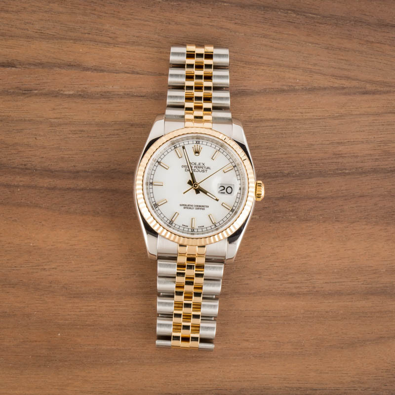 Rolex Datejust 116233 White Dial