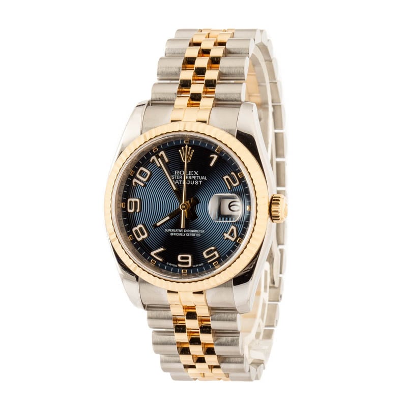 Rolex Datejust 116233 Blue Concentric Dial