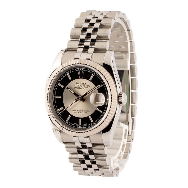 Rolex Datejust 116234 Tuxedo Dial