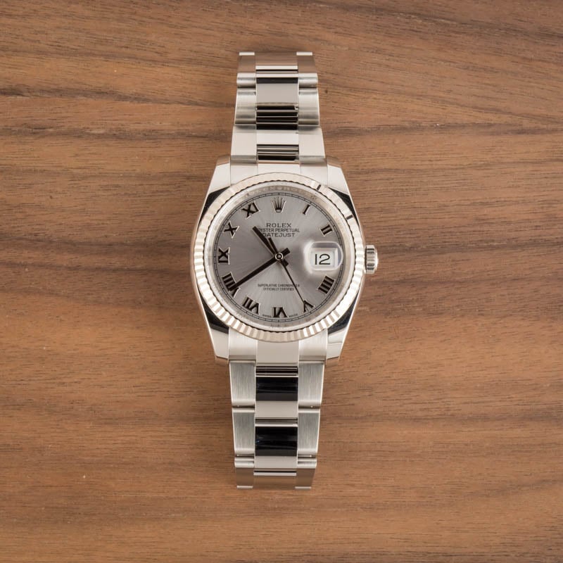 WTS] '21 Rolex Datejust 36 Ref. 126200, Black Stick Dial on Smooth Bezel & Oyster  Bracelet, Full Set : r/watch_swap