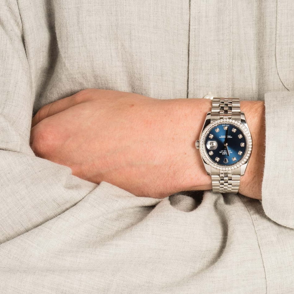 Rolex Datejust 116244 Blue Diamond