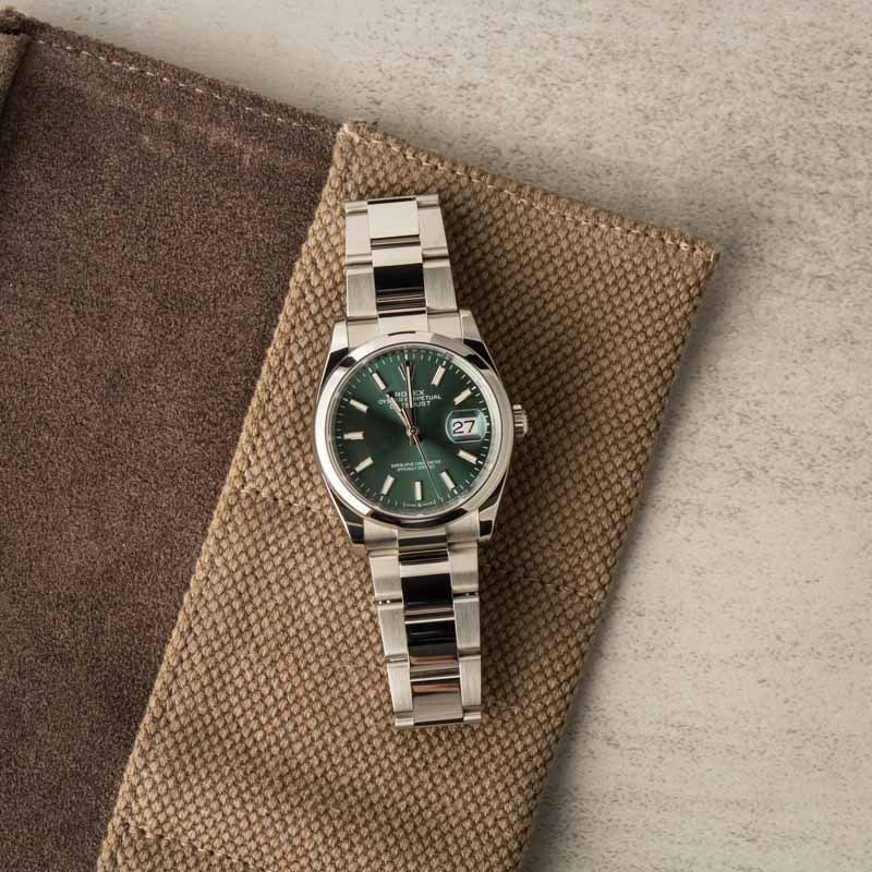 Rolex Datejust 126200 Green Dial