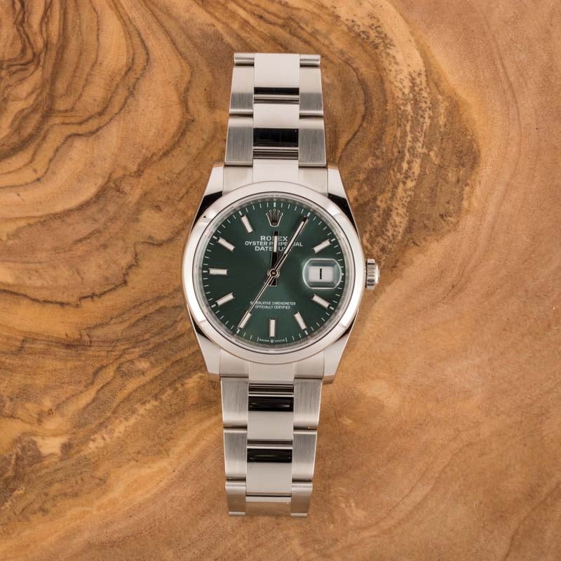 Rolex Datejust 126200 Green Dial