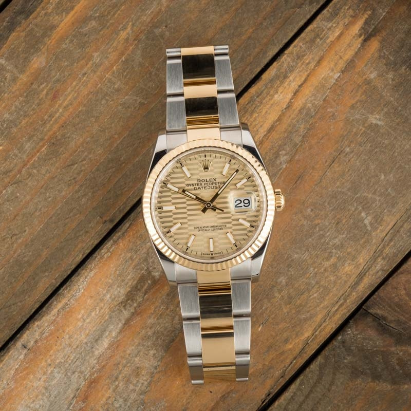 Rolex Datejust 126233 Fluted Motif Dial