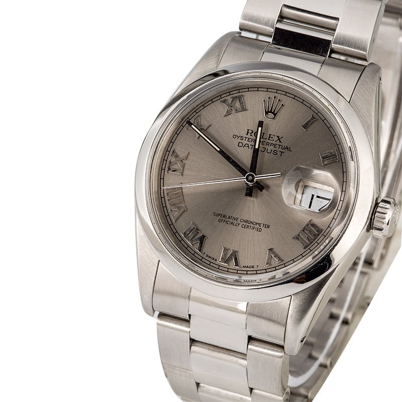Used Rolex Datejust 16000 Steel Oyster