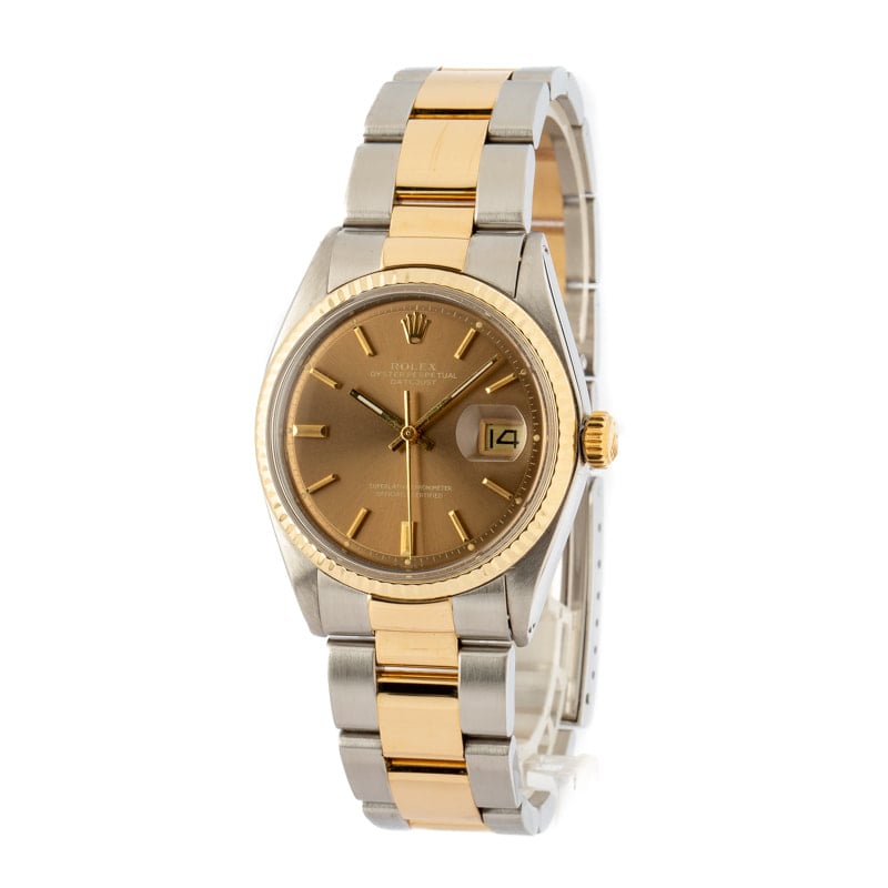 Pre-Owned Rolex Datejust 1601 Steel & Gold