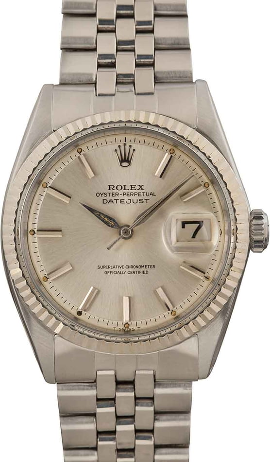 Men's Rolex Datejust 1601 Fluted Bezel