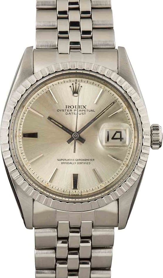 Rolex Datejust Yellow Gold 1601 Silver Dial