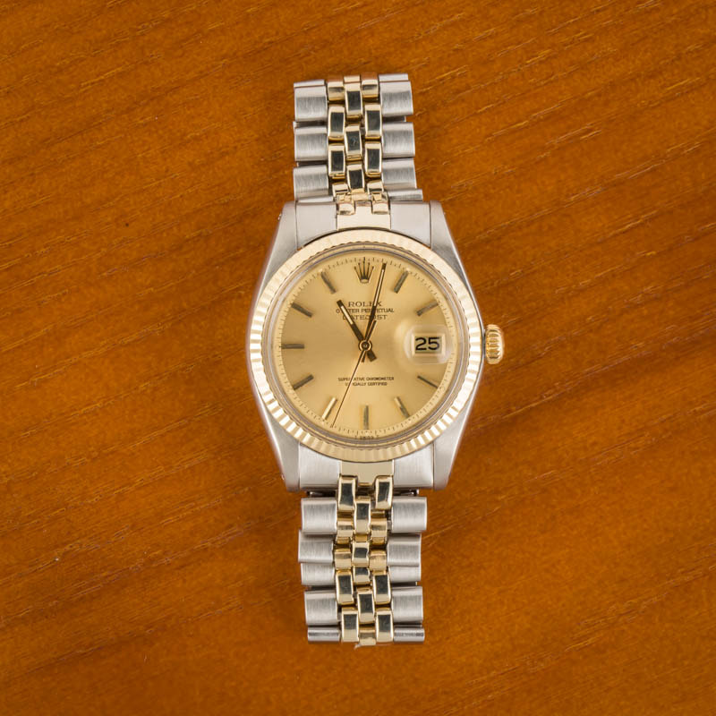 Rolex Datejust 1601 Steel & 18k Gold