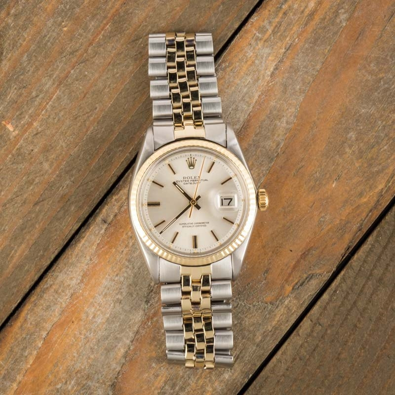 Pre-Owned Rolex Datejust 1601 Silver Dial