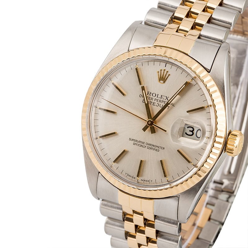 Rolex Datejust 16013 Silver Dial Jubilee