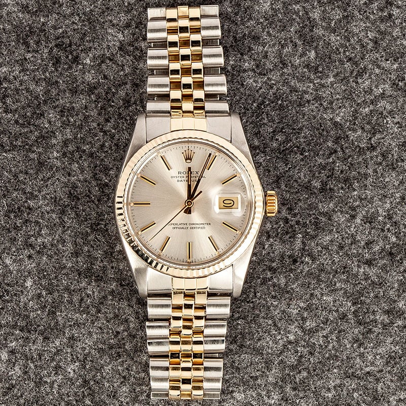 Silver Dial Rolex Datejust 16013
