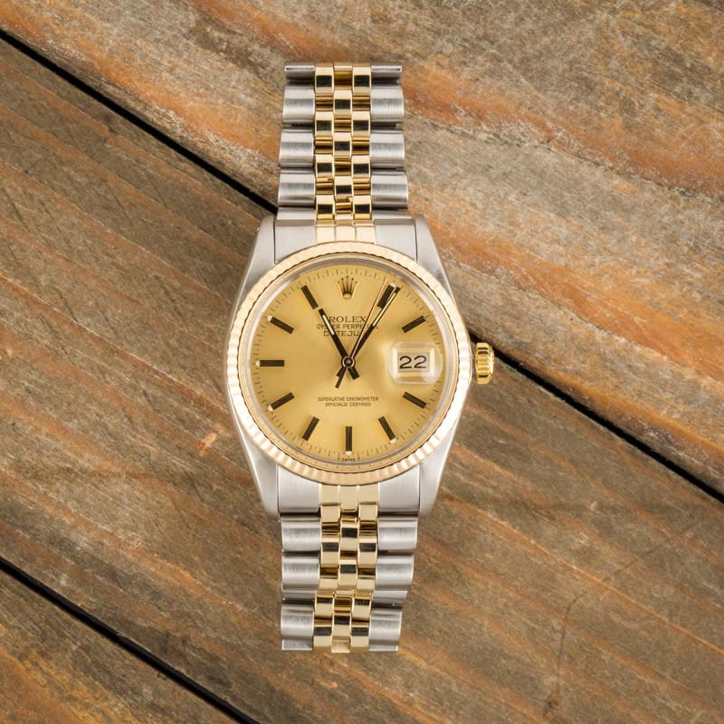 Rolex Datejust 16013 Steel & Gold Bracelet