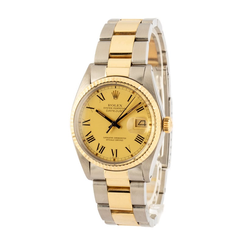 Rolex Datejust 16013 Stainless Steel & 18k Yellow Gold