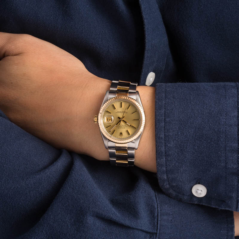 Rolex Datejust 16013 Champagne Dial