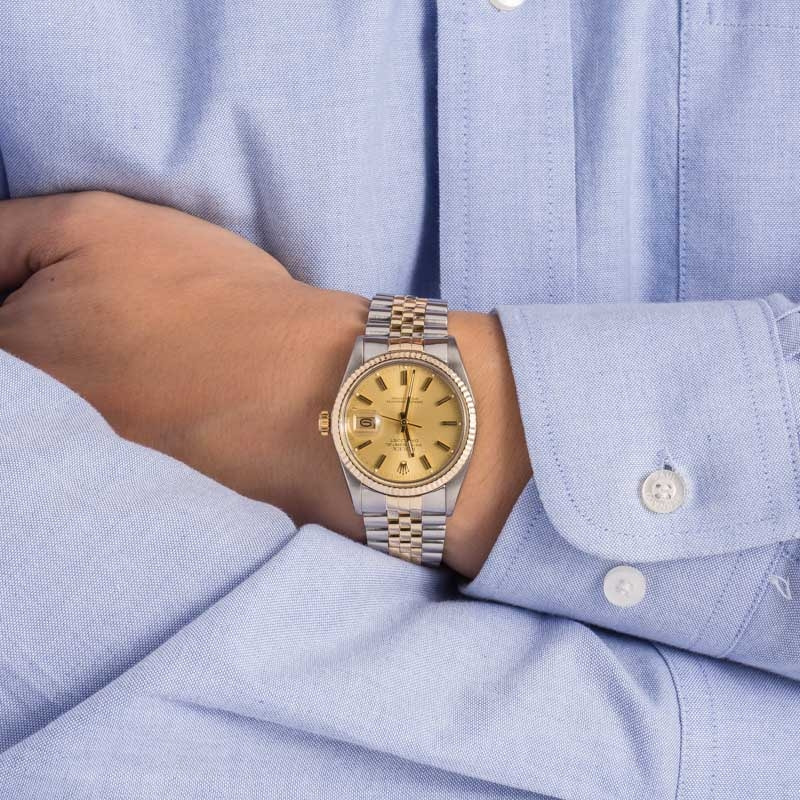 Rolex Datejust 16013 Steel and Gold Jubilee