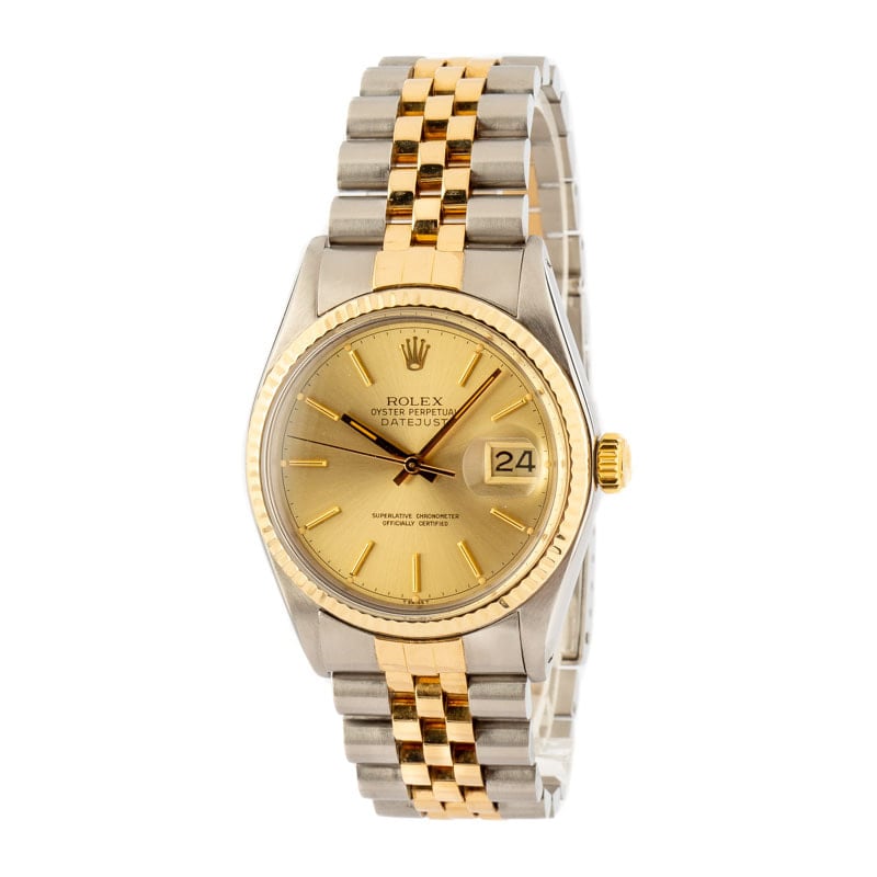 Rolex Datejust 16013 Champagne Two-Tone