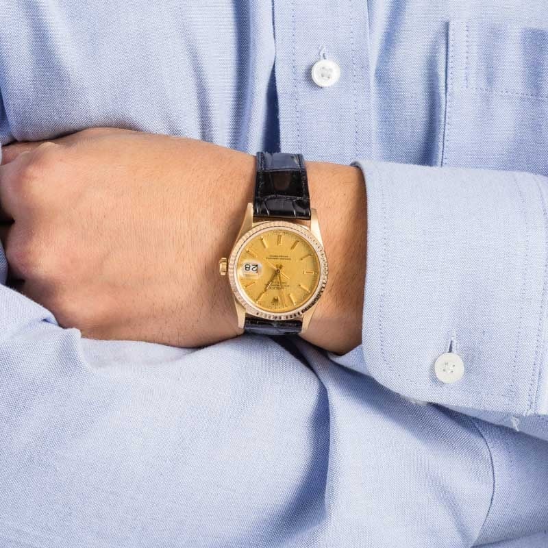 Rolex Datejust Ref 16018 Yellow Gold