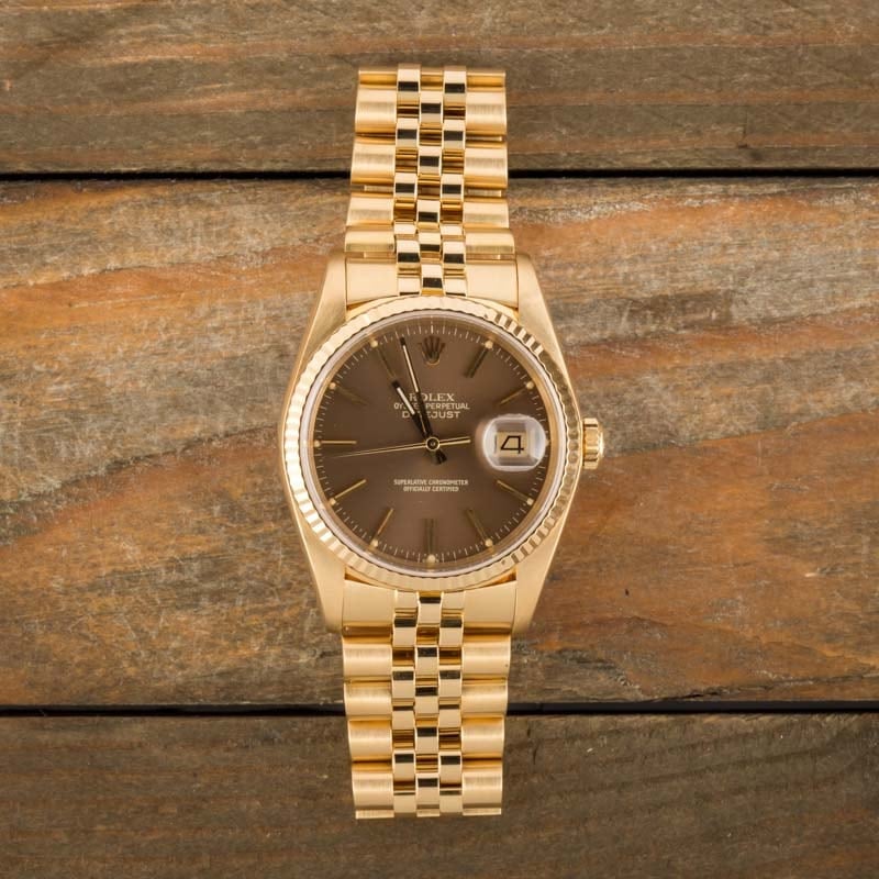 Rolex Datejust 16018 Yellow Gold