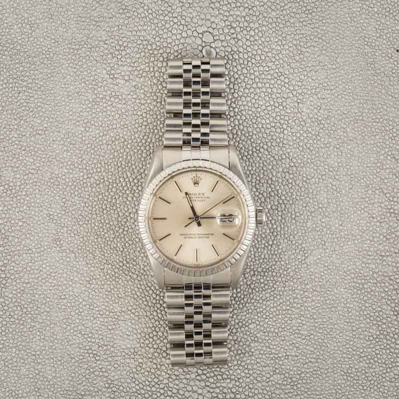 Mens Rolex Datejust 16030 Silver Dial