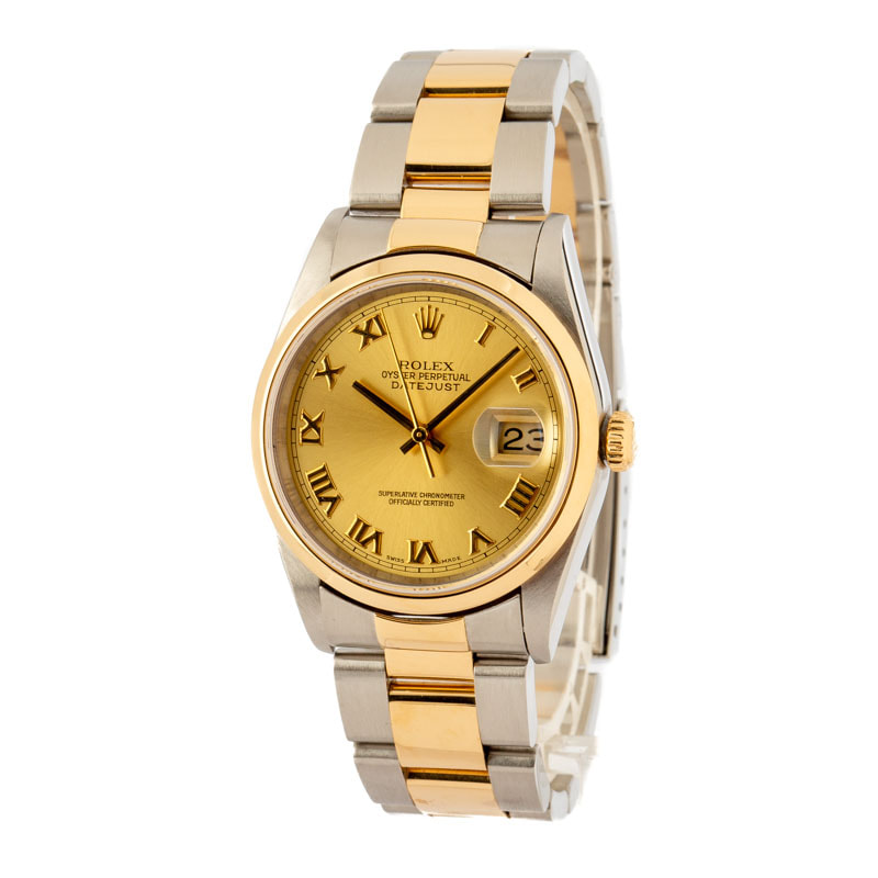 Rolex Datejust 16203 Champagne Dial