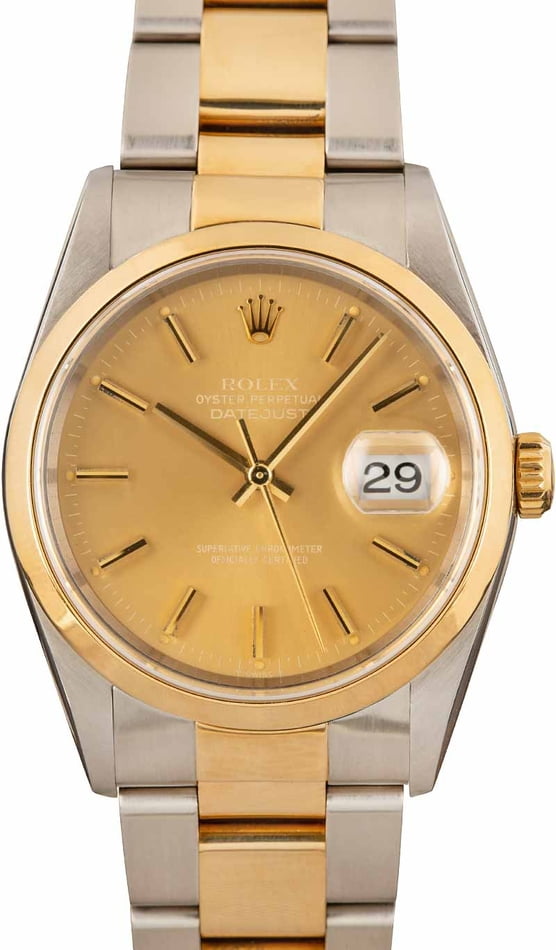 Rolex Datejust 16203 Champagne Dial