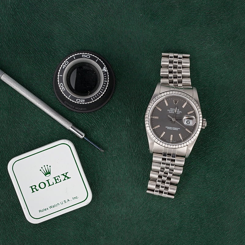 PreOwned Rolex Datejust 16220 Steel Jubilee