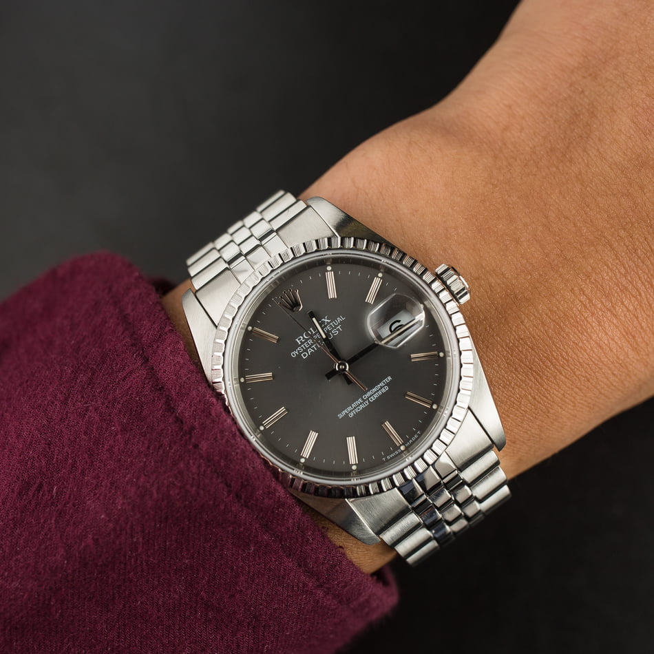 PreOwned Rolex Datejust 16220 Steel Jubilee