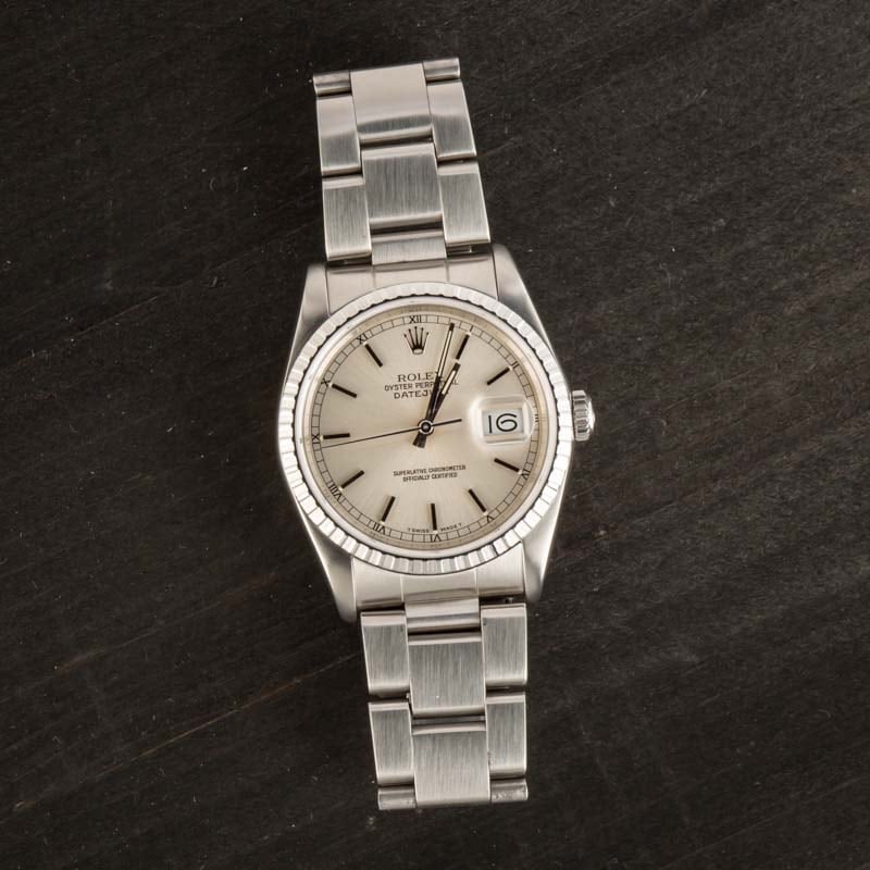 Rolex Datejust 16220 Stainless Steel