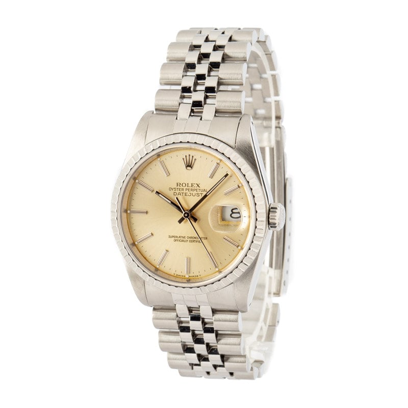 Rolex Datejust 16220 Stainless Steel Jubilee