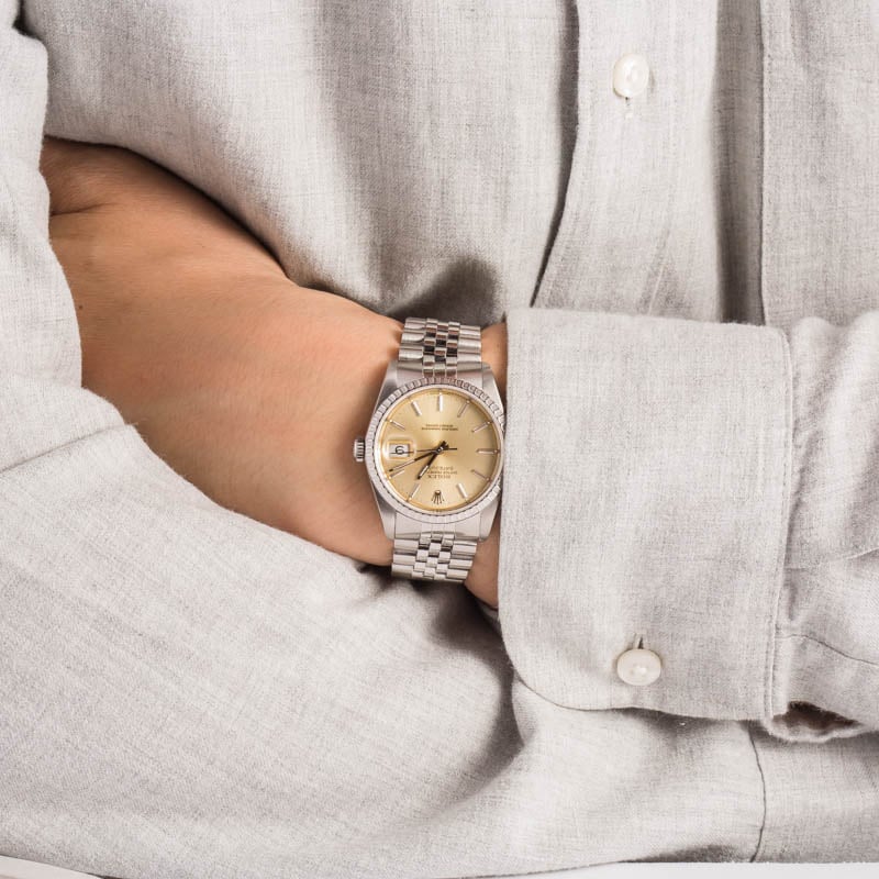 Rolex Datejust 16220 Stainless Steel Jubilee