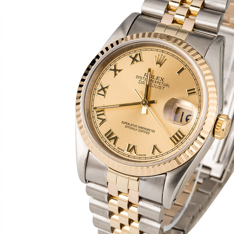 Pre-Owned Rolex Datejust 16233 Roman Dial