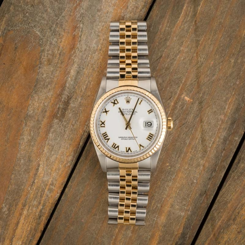 Rolex Datejust 16233 Steel & 18k Yellow Gold