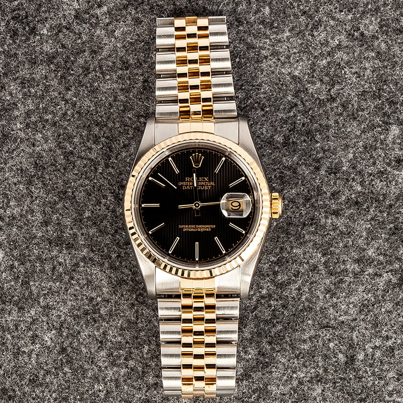 Pre-Owned 36MM Rolex Datejust 16233 Tapestry Dial