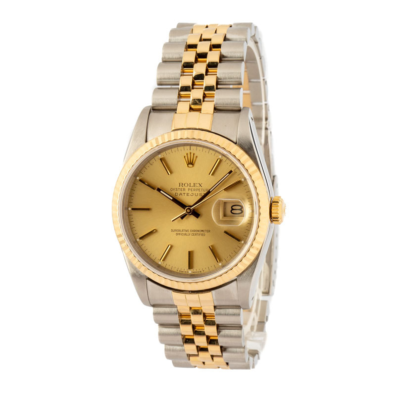 Buy Used Rolex Datejust 16233 Bob s Watches Sku 160981