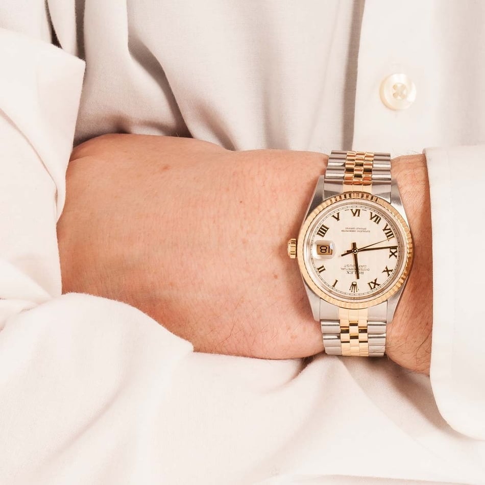 Used Rolex Datejust 16233 Two Tone Jubilee Bracelet